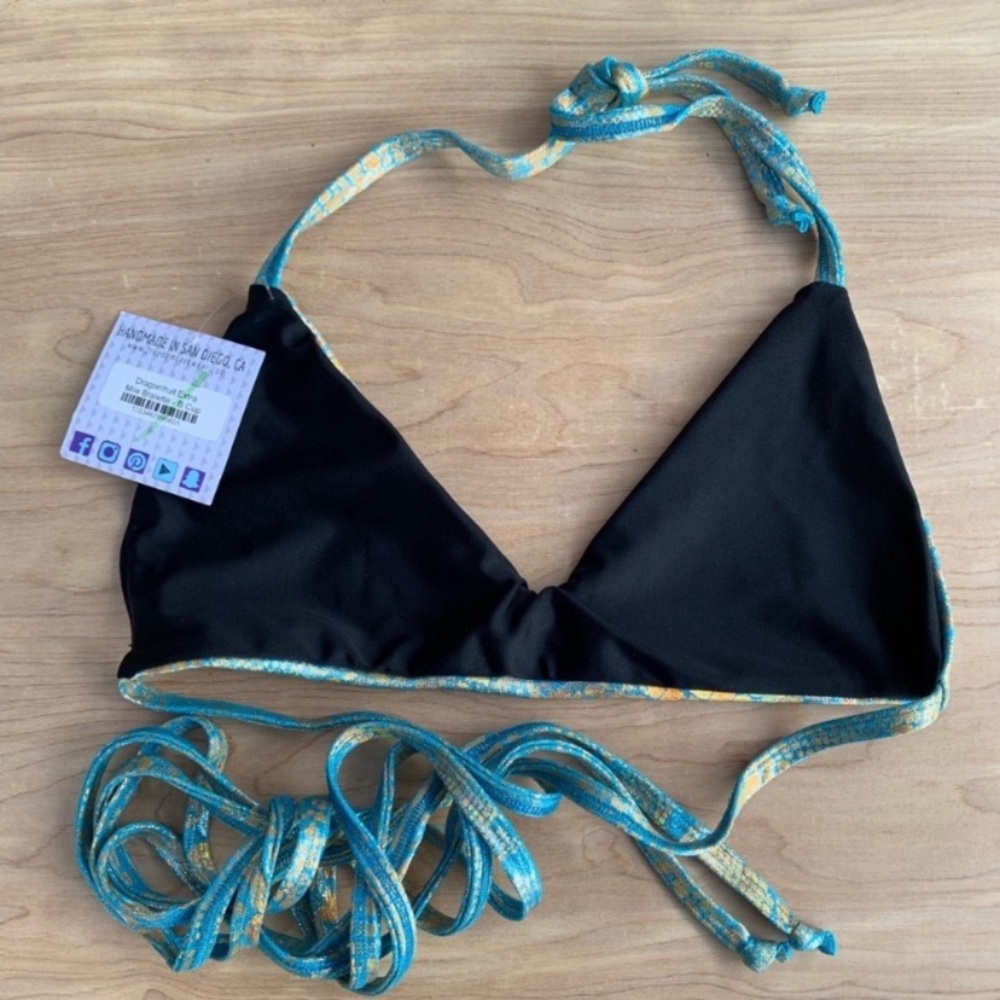 Freedom Rave Wear Metallic Bikini Top - Picture 5 of 5
